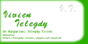 vivien telegdy business card